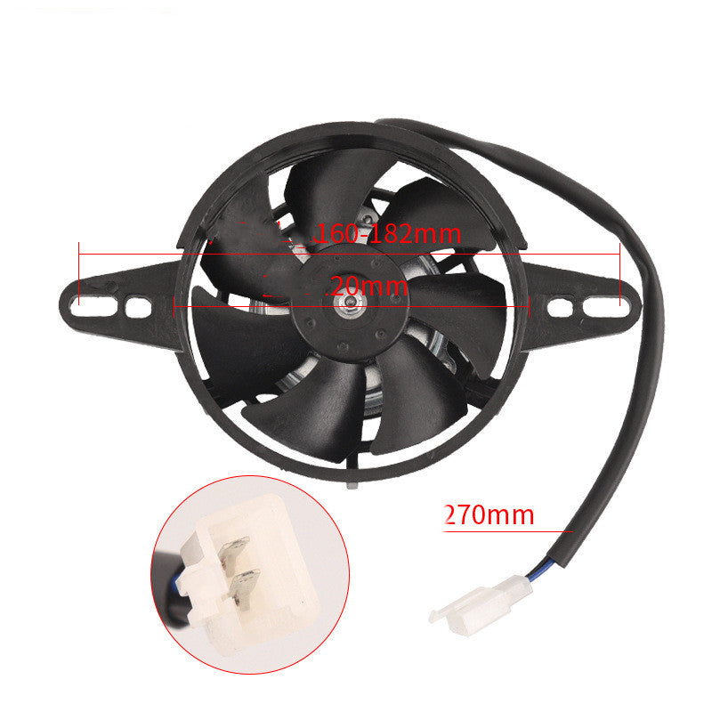 Ventilateur de refroidissement de réservoir Eventail modifié de moto