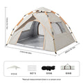 Tente de camping automatique Beige