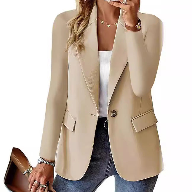 Veste de blazer de cardigan à manches longues d'automne pour femmes