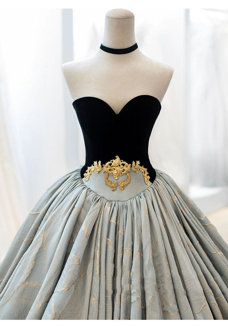 Style Hepburn Toasting Robe Haute Couture de la mariée