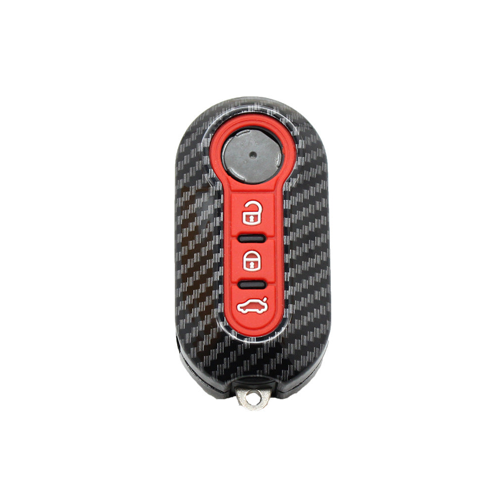 Applicable à Fiat 500 Boyue Key Shell Ottimo Fibre de carbone Viaggio cas clé