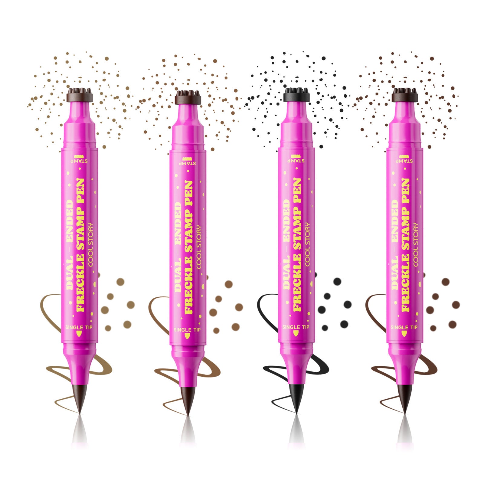 Stylo 3-en-1 à double tête à l'arrière