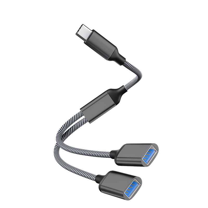 Adaptateur de station d'accueil pour ordinateur portable 1 à 2 Hub