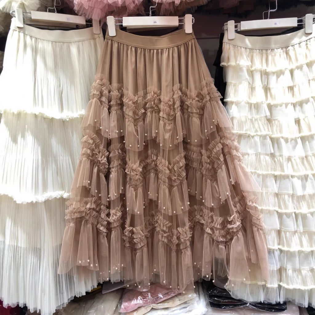 Robe de Maxi à trois niveaux pour femmes