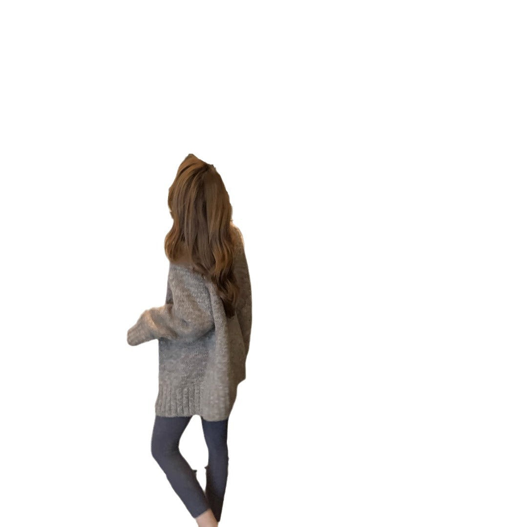 Chandail tricoté Cardigan Coat Femmes