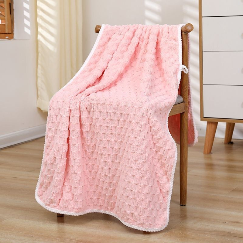 Serviette de bain en polaire en nuage souple et absorbante