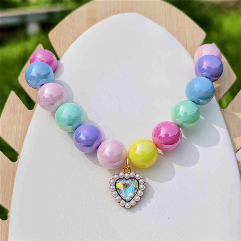 Chaîne sophisticée et adorable de collier de perles