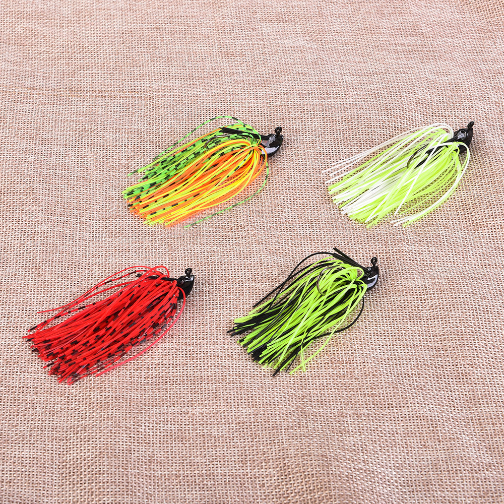 Crochet bas anti-hanging Silicone Beard Guy Fake Bait