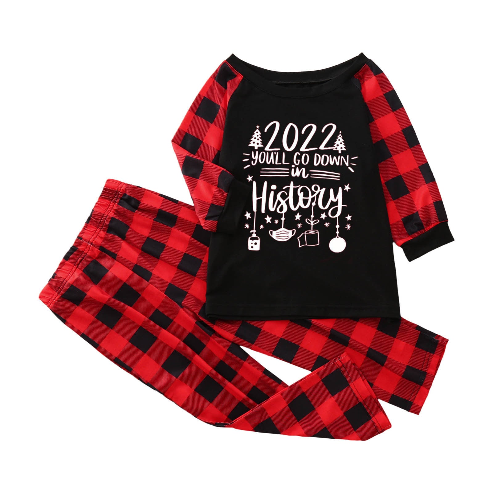 Cartoon Elk Imprimer Accueil Vêtements Pajamas Parent-enfant Porter