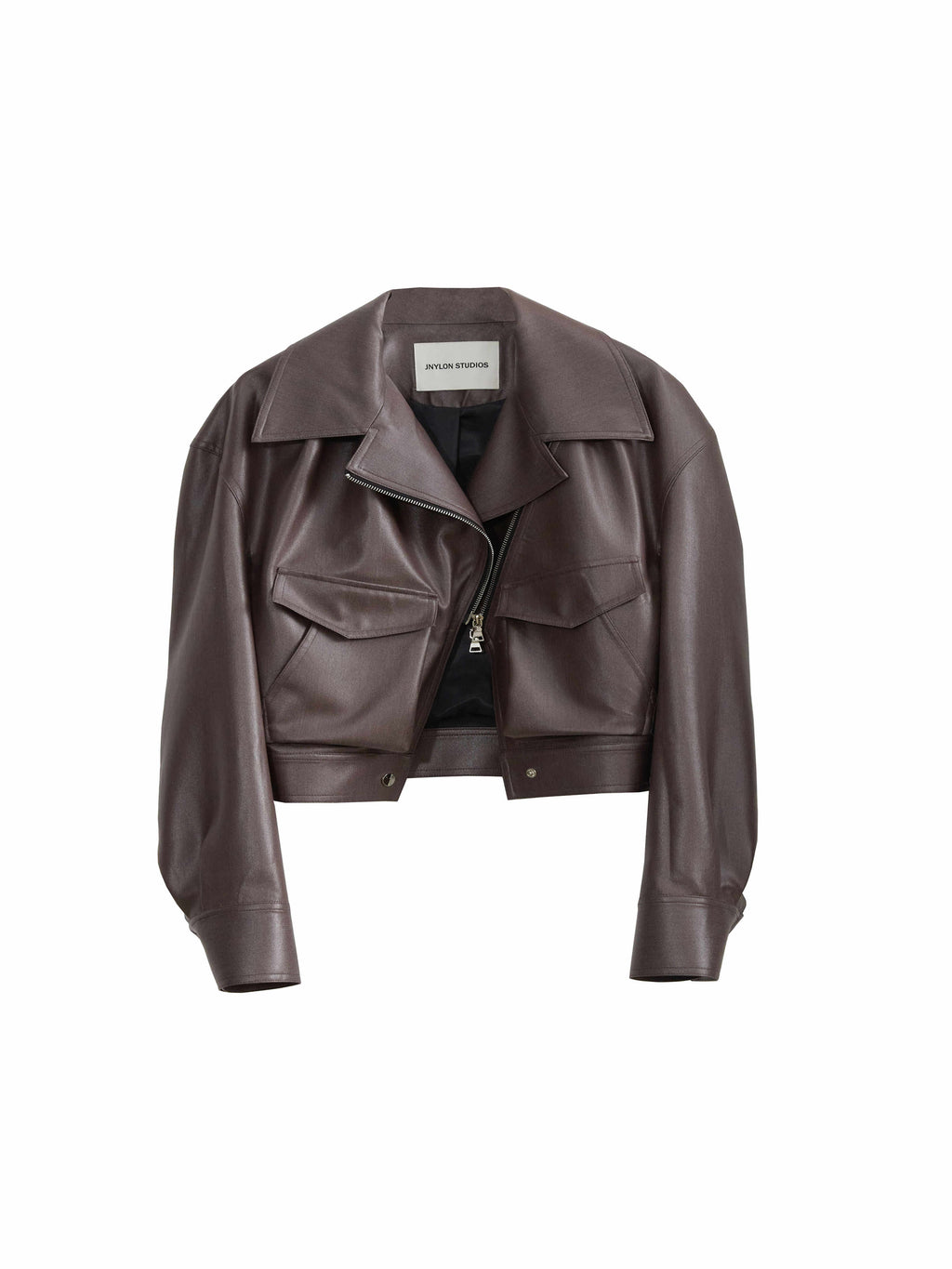 Manteau de veste en cuir PU amovible