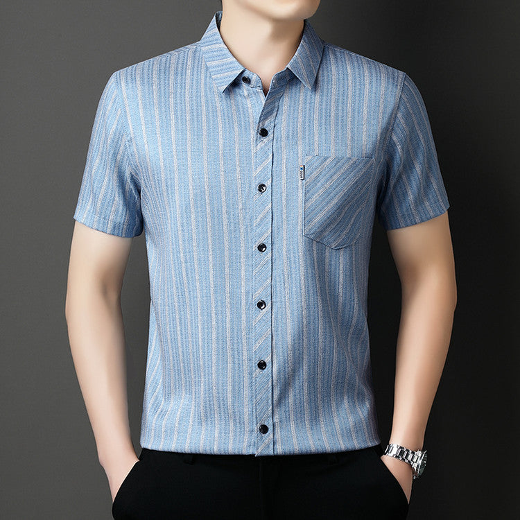 Chemise à manches courtes à manches courtes pour hommes