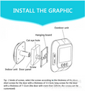 2.4 Inch Sécurité Smart Doorbell Peephole Camera Electronic Cat Eye