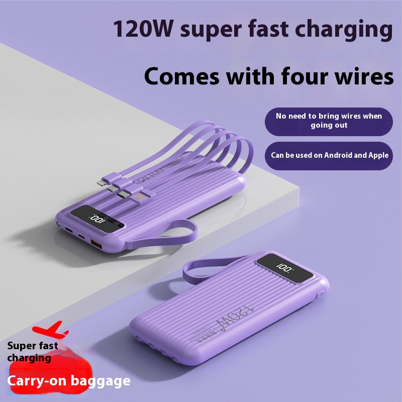 Super Fast Charge 20000 MA Banque de puissance d'affichage numérique portable de grande capacité