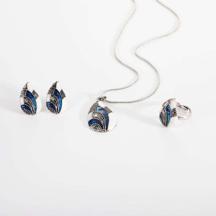 Ensemble de bijoux à goutte d'eau