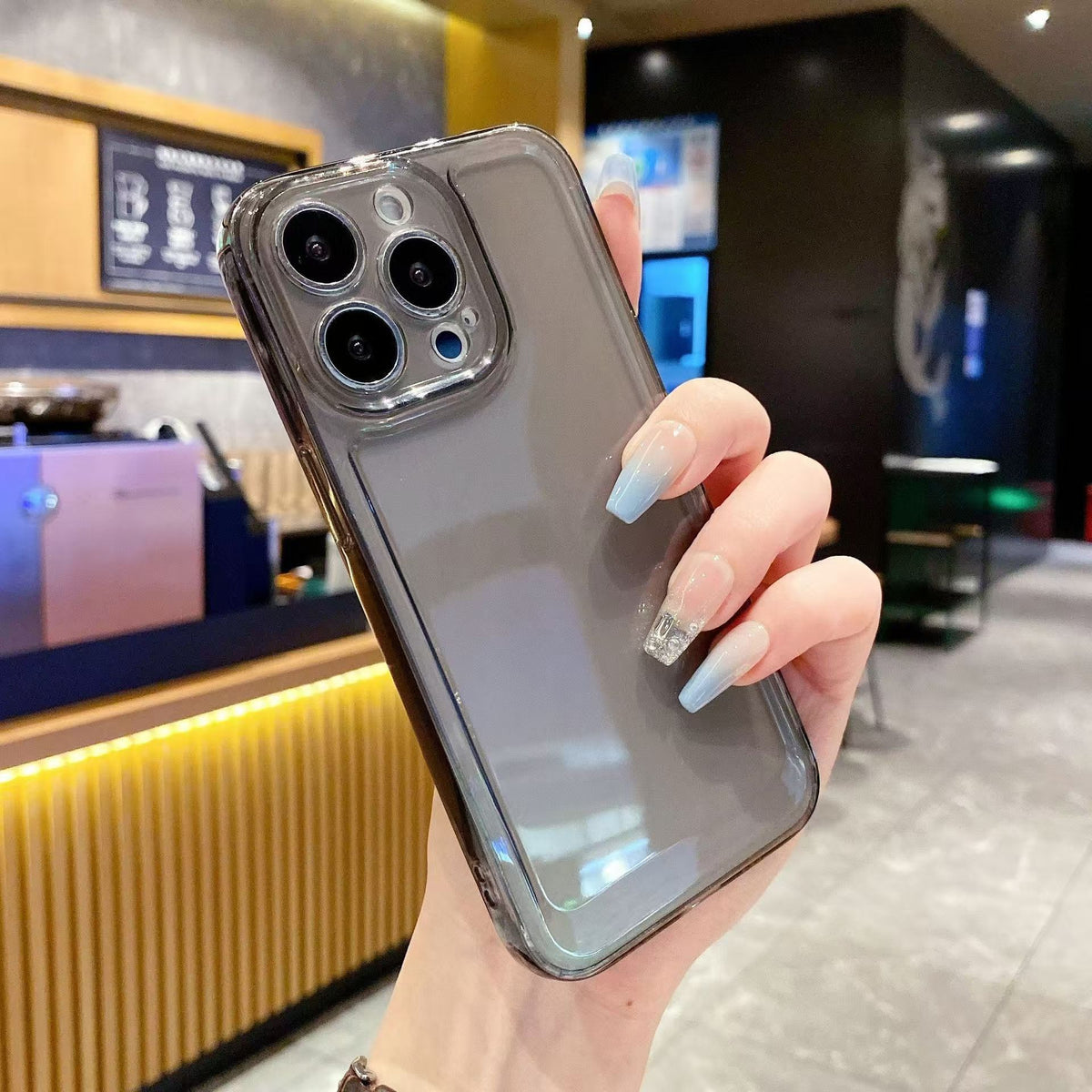 17air Transparent Space Shell Minimalist Soft Phone Case