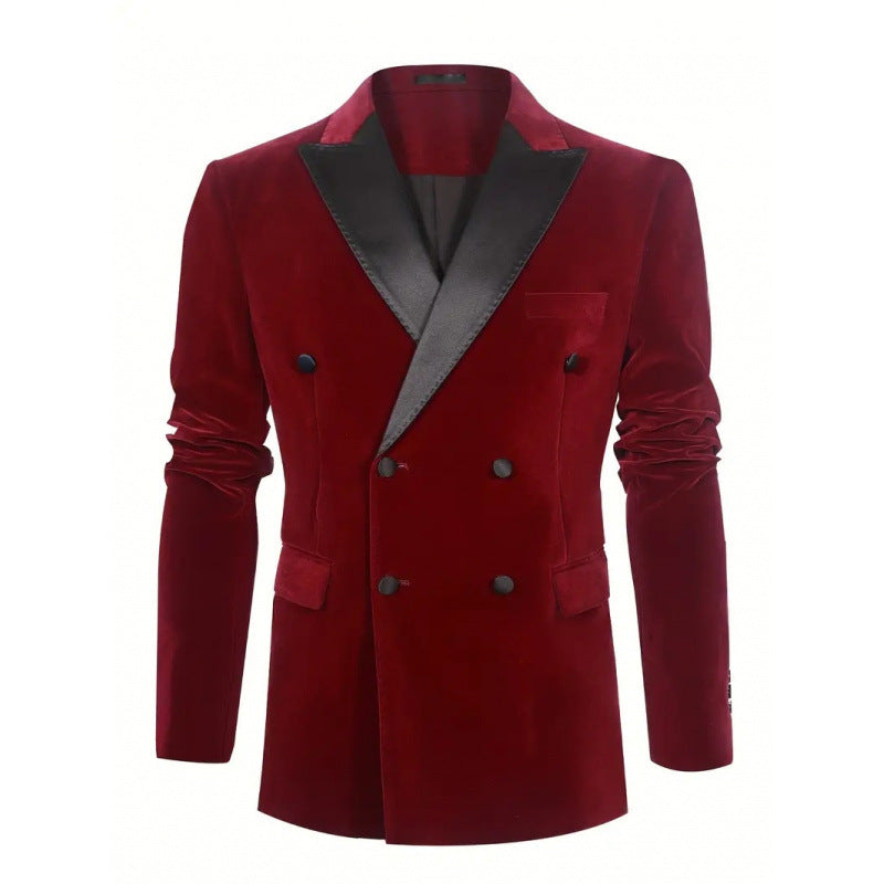 Veste mode en velours casual pour homme