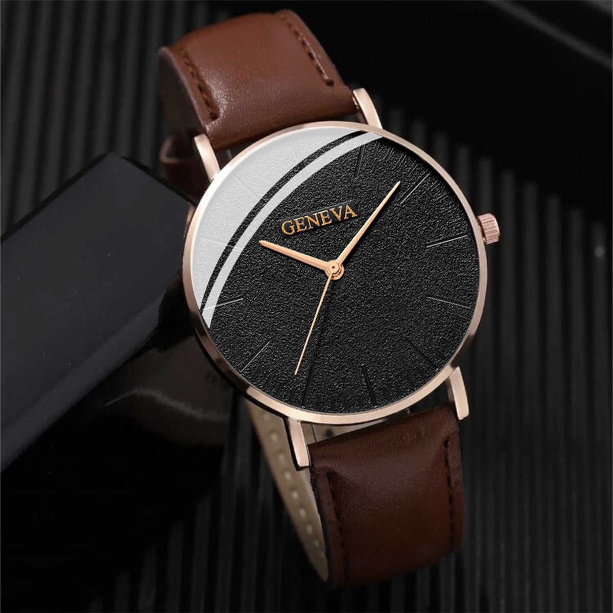 Montre Quartz style sport pour homme occasionnel