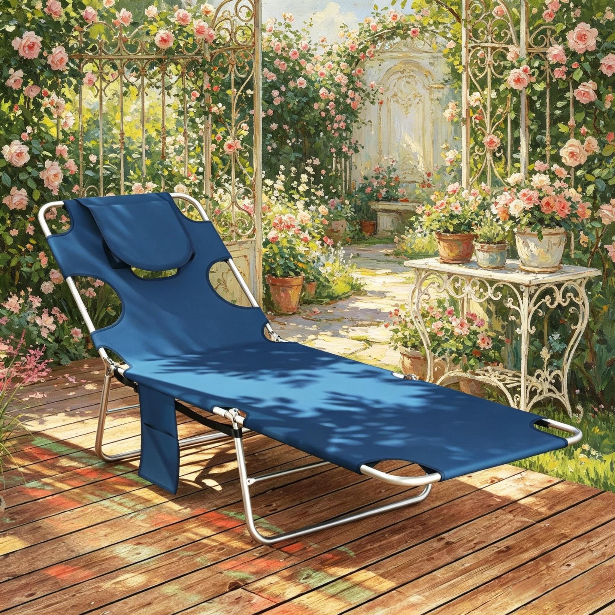 Chaise de salon en extérieur Chic