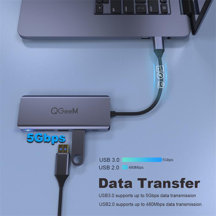 Station d'accueil multi-hub USB C