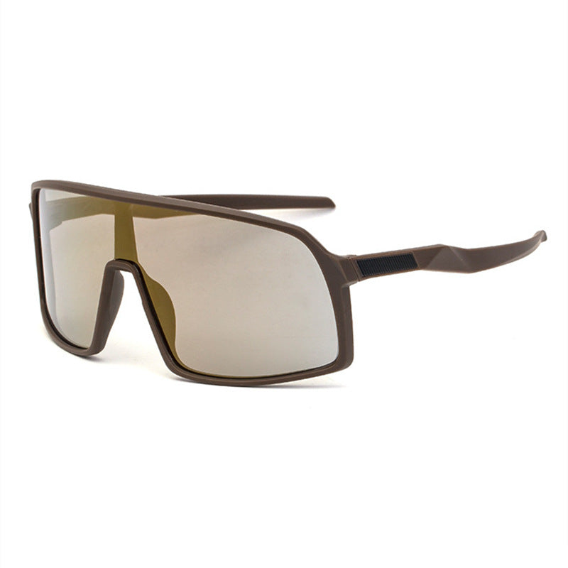 Lunettes de soleil Cyclisme coupe-vent à vélo couleur Lunettes de soleil pour femmes monopointes européennes Et Am