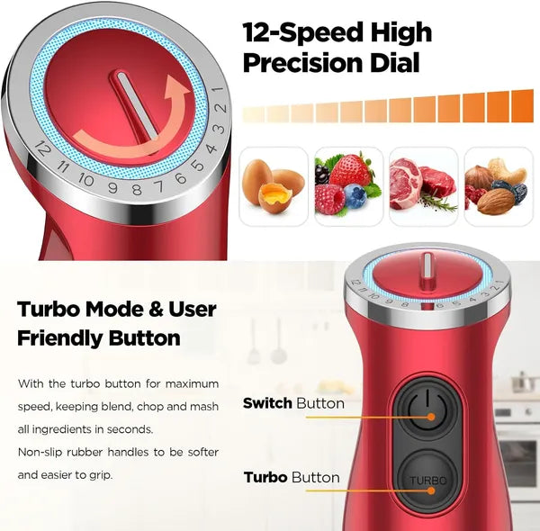 KOIOS 5-in-1 Hand Immersion Blender