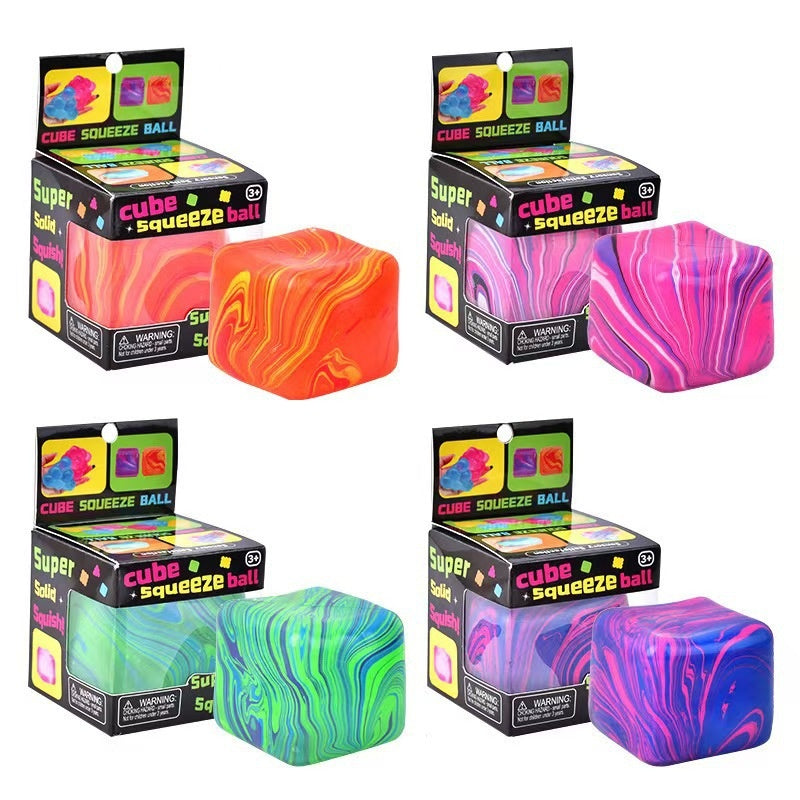 Jouet de colle doux anti-stress en cube d'eau
