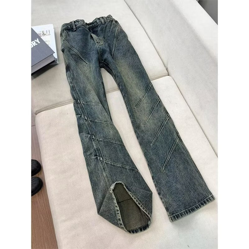 Jeans denim de taille supérieure pour femmes