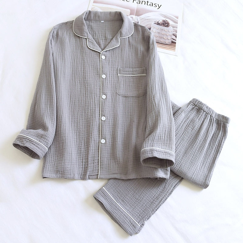 Pyjama pour homme Crêpe de coton longue
