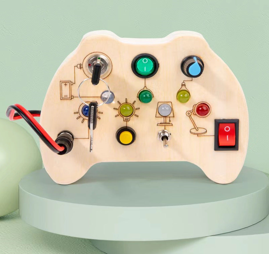 Éducation de la petite enfance Simulation volant de voiture avec interrupteur électronique Et S