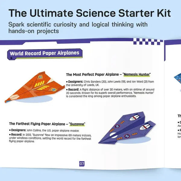 Origami Airplane Set Gift Box Accessoires
