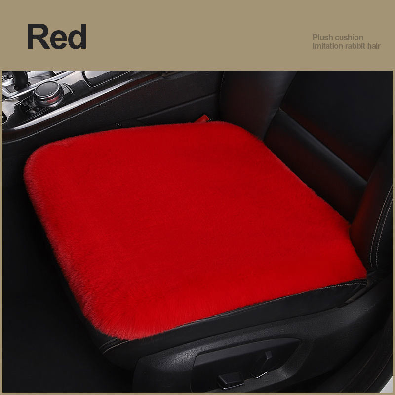 Siège auto En peluche d'hiver Coussin carré monoplace