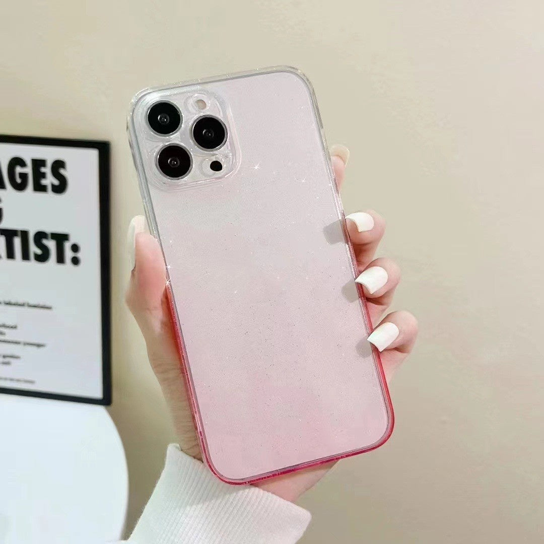 Revêtement de protection transparent en verre glitter gradué