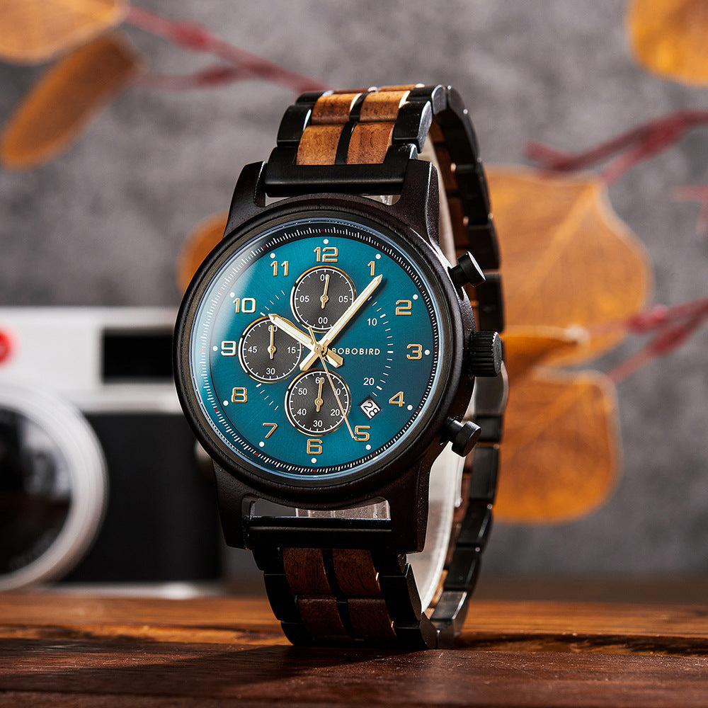 Montre homme en bois