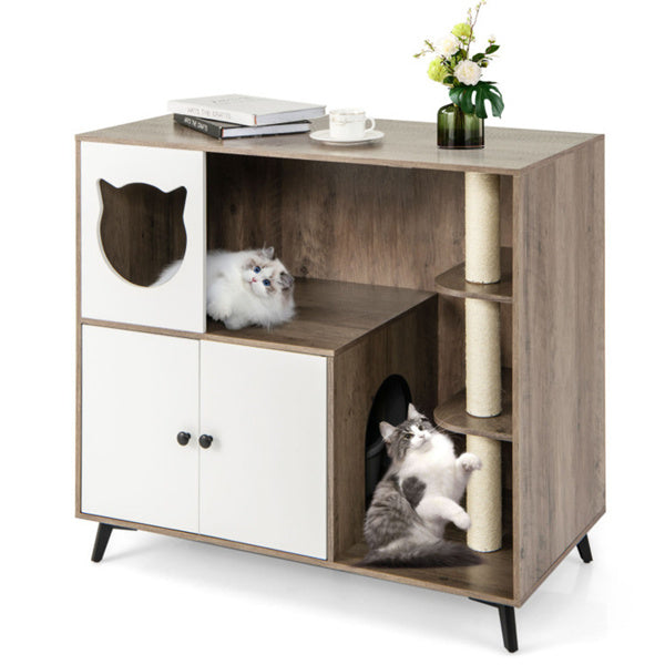 Boîte à litière Cat avec poste de découpe Cat