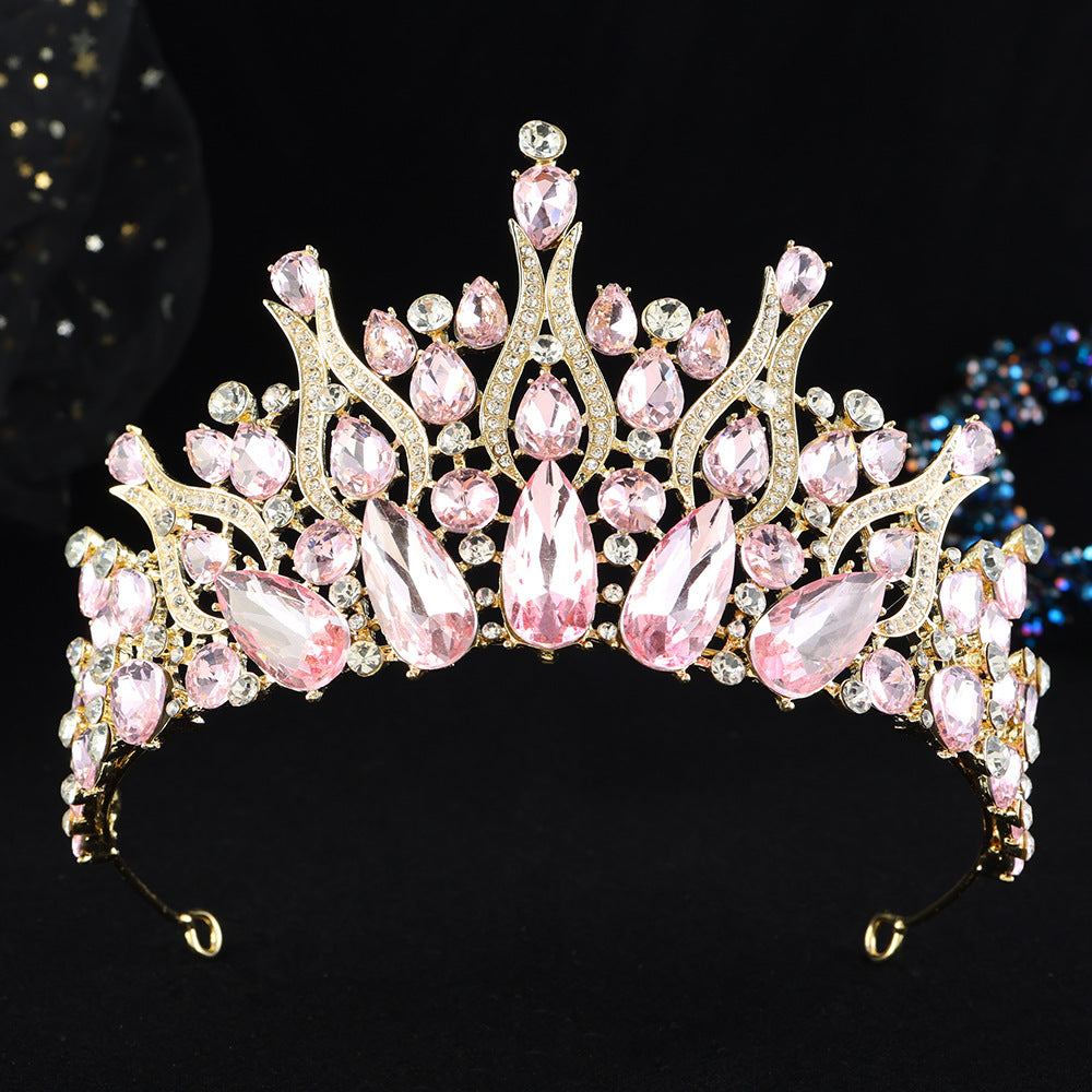 Tête de mariée en alliage baroque