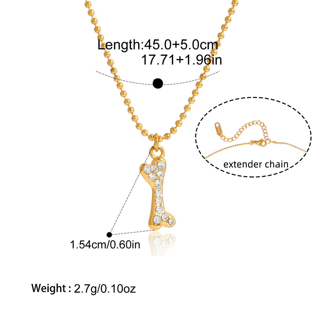 Collier femme en acier inoxydable 316