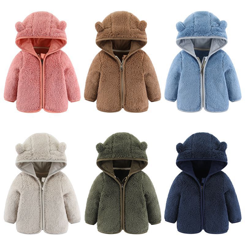 En peluche longue manches pour enfants Top Zipper Thermal