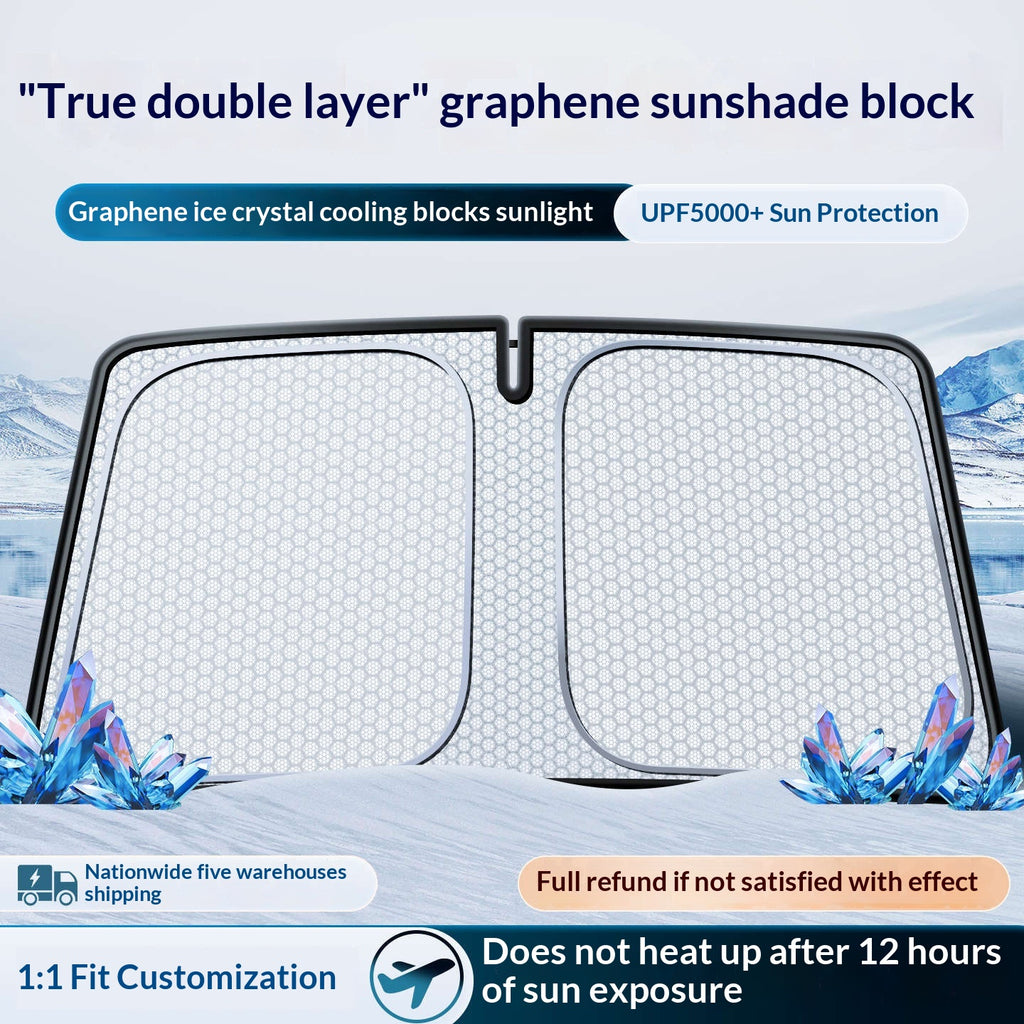 Couverture de pare-brise avant à chauffage solaire