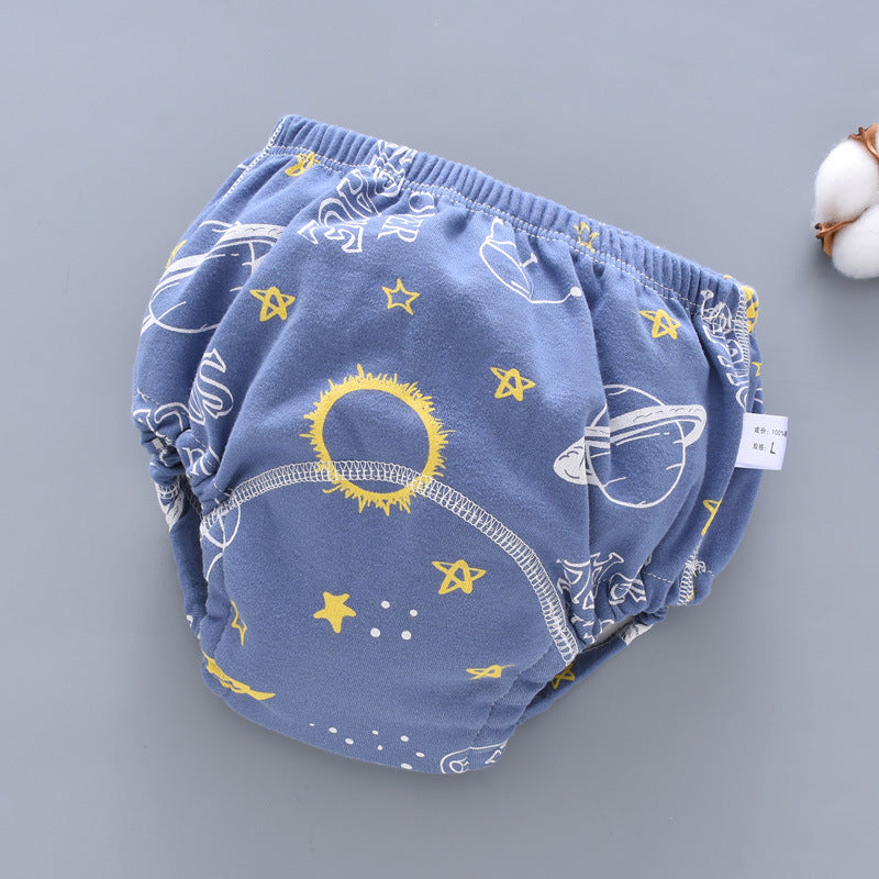 Pantalons d'entraînement pour bébés Lavable 6 couches Couverture de couche Gauze Apprentissage