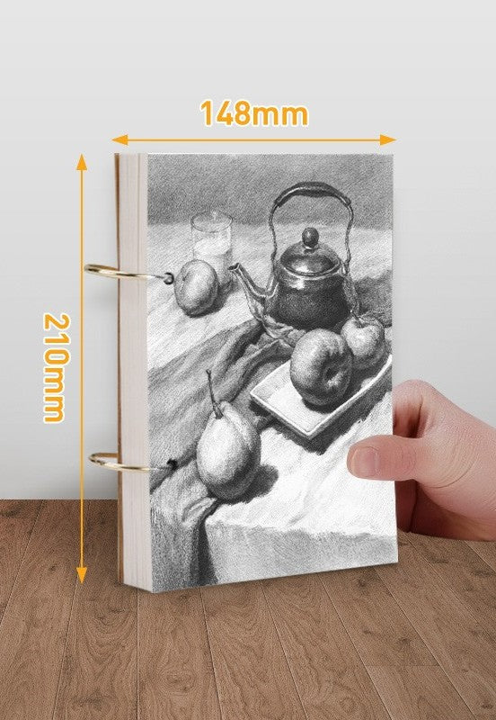 Livre de croquis 8K peint à la main Livre de dessin spécial