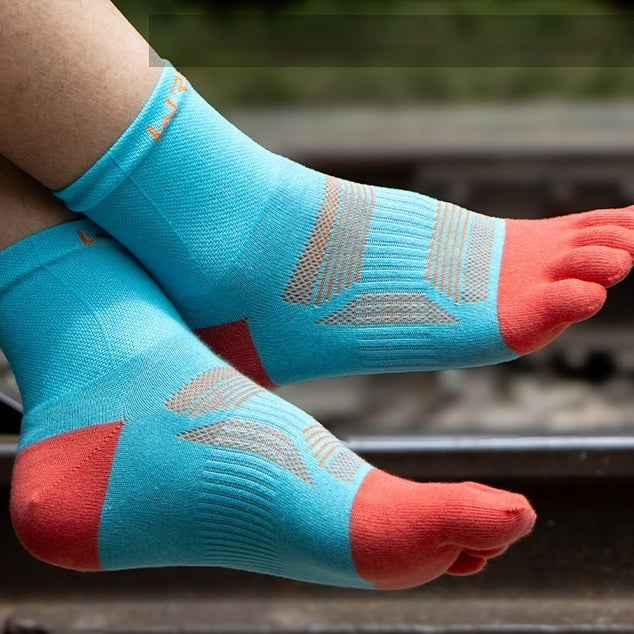 Hommes et femmes Randonnée Respirant Sweat-absorbant mi-calf Chaussettes en coton