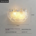 Lampe murale de style français de chambre à coucher de luxe léger