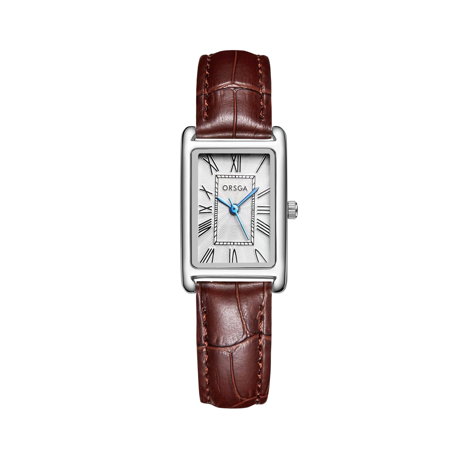 Montre Quartz en acier carré pour femmes mode