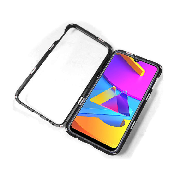 Couverture de protection pour téléphone mobile magnétique en verre monoface