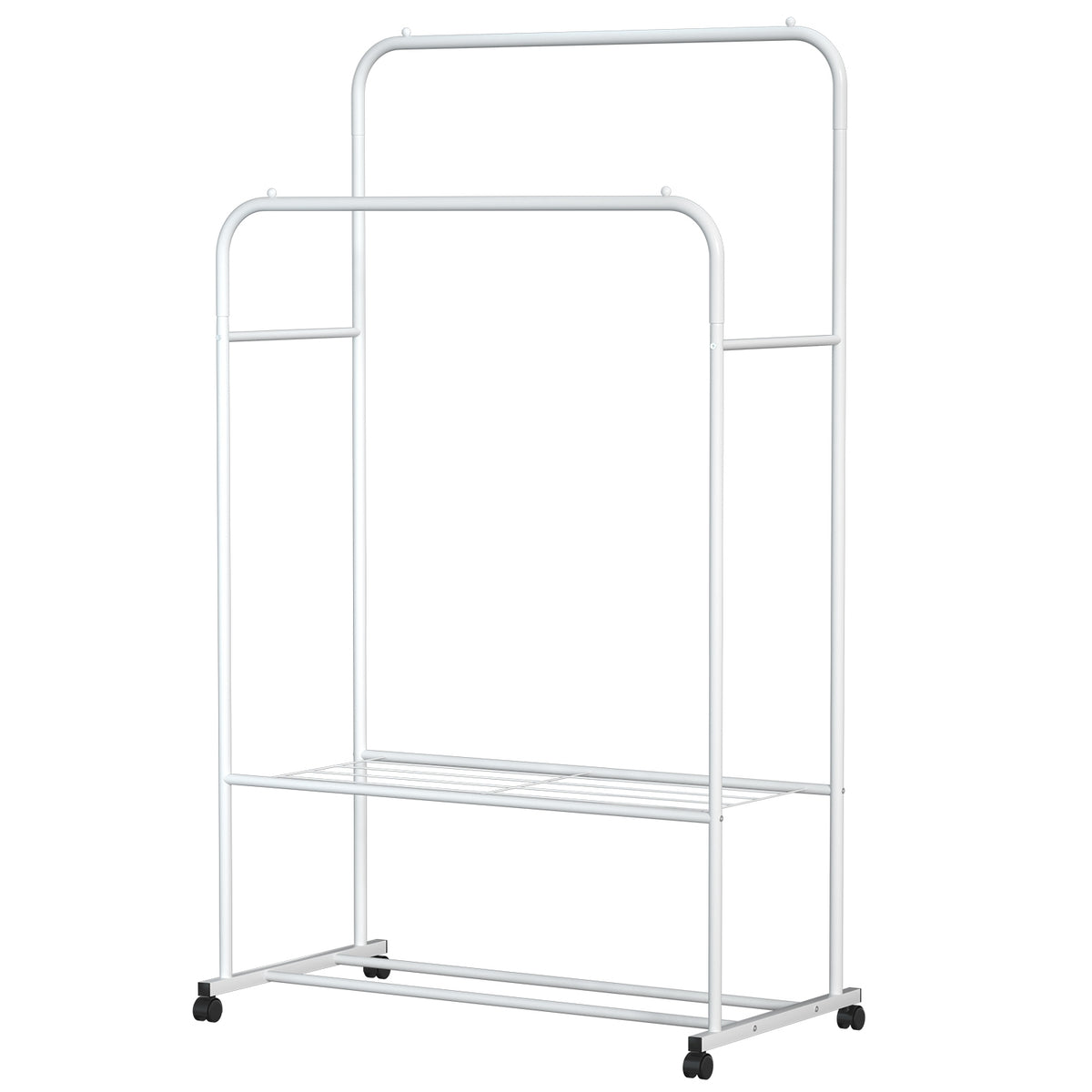 1Pc Vêtements pendaison Rack Vêtements pendaison Rail Oreiller Chaussures Affichage Organisateur Stand Rolling