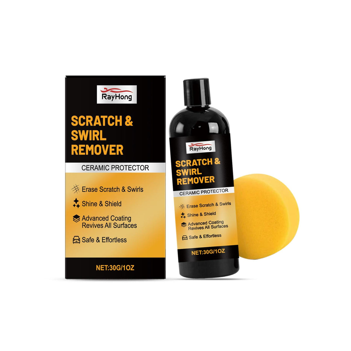 Ensemble de pâte de suppression de scratch de voiture