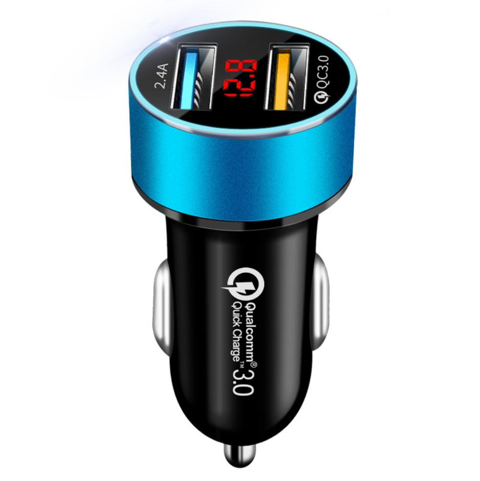 LED affichage numérique chargeur de voiture
