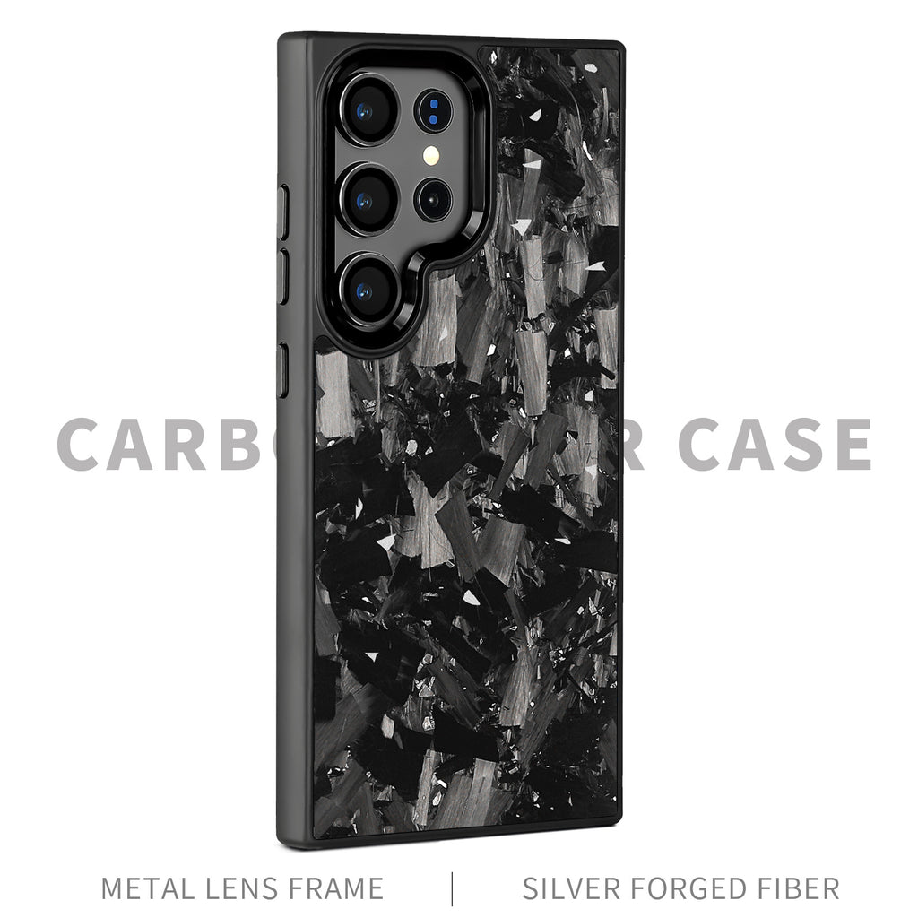 Magnetic Forged Carbon Fibre Shell Téléphone étui protecteur