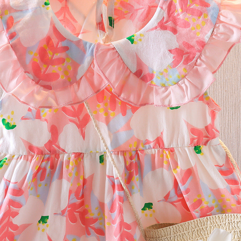 Robe polyvalente casuale simple pour filles