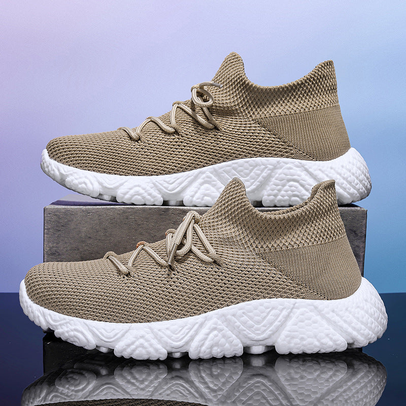 Chaussures Outdoor Casual Sneakers Respirants Flyknit épais